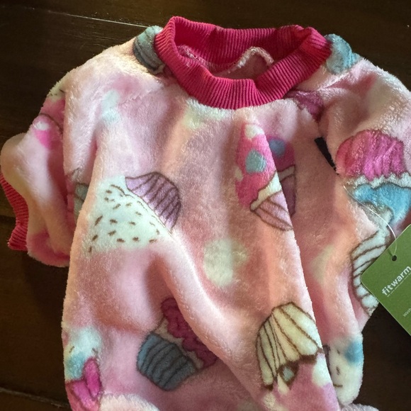 NWT Fitwarm L Cupcake Dog Outfit Cozy Pink - Picture 3 of 8